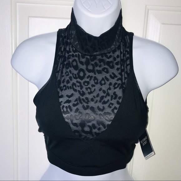 Victoria’s Secret Mock Neck Crop Top size XS New With Tags - Picture 3 of 12